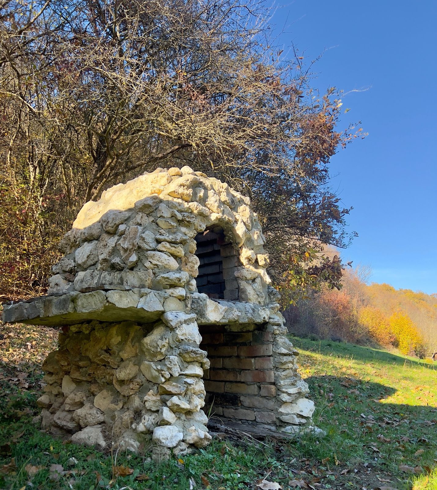 Каменна пещ в гората